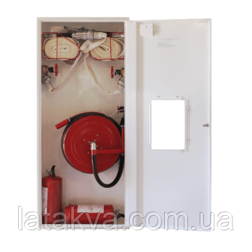 Шкаф пожарный (ПШ) навесной, HW-52 NKV 900х1500х230, белый RAL 9016