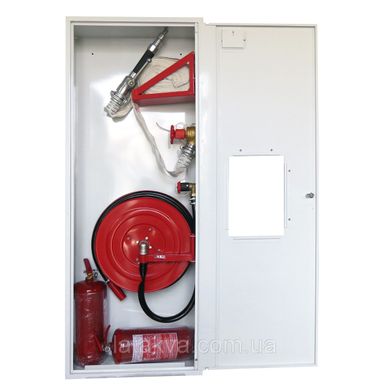 Шкаф пожарный (ПШ) встроенный, с з/с, HW-52 WKV 600х1850х230, белый RAL 9016